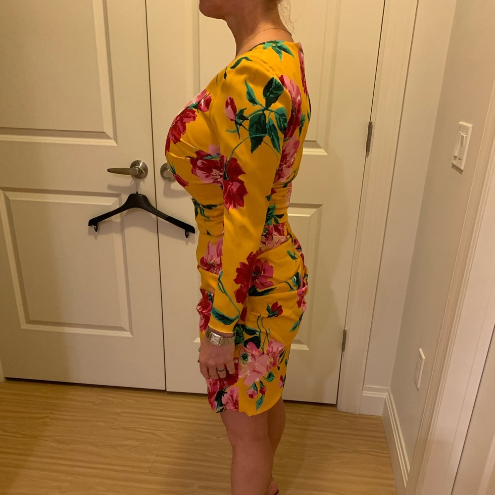 DOLCE GABBANA SILK FLORAL DRESS - Picture 5 of 9
